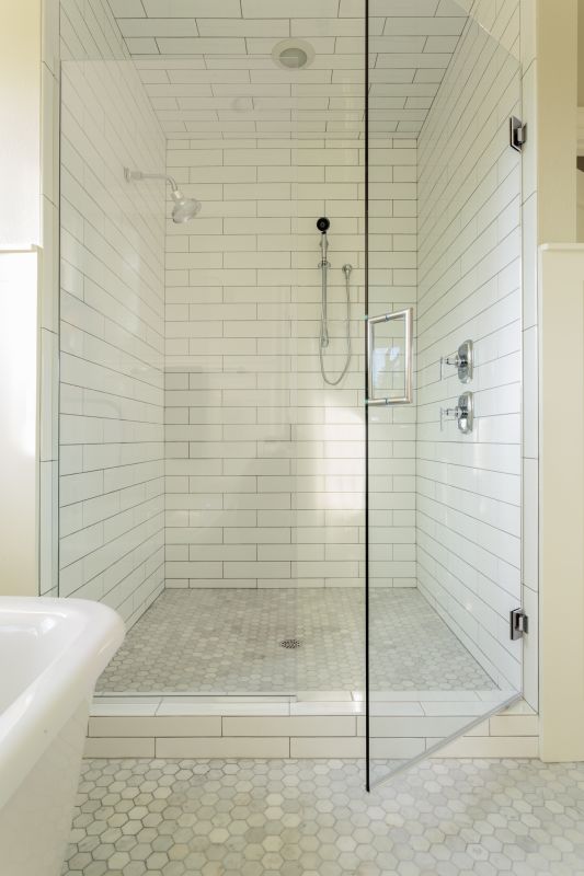 Luxury Shower with Tile Accents